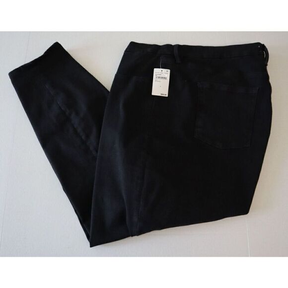 Good American Women's Plus Sz 8 (5X) Black Skinny Power Stretch Pull-On Jeans - Picture 6 of 7